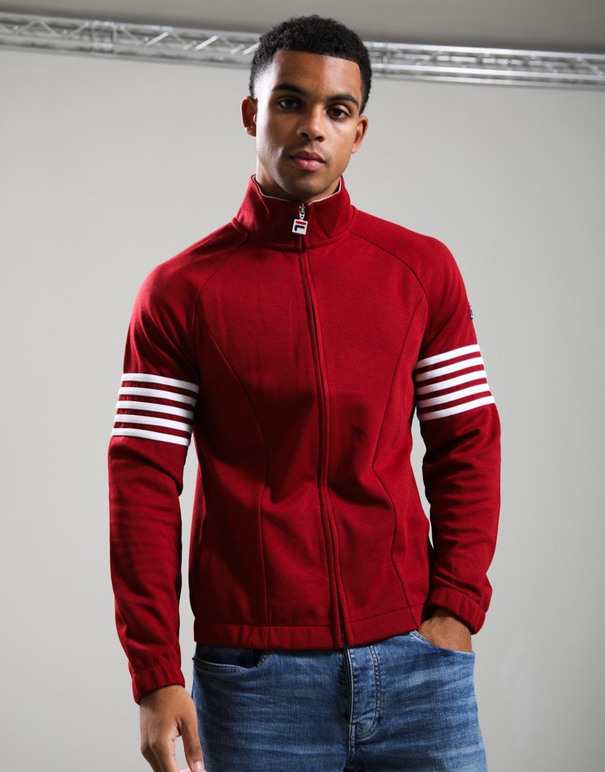 FILA Vintage Patrice Track Top Sundried Tomato/White