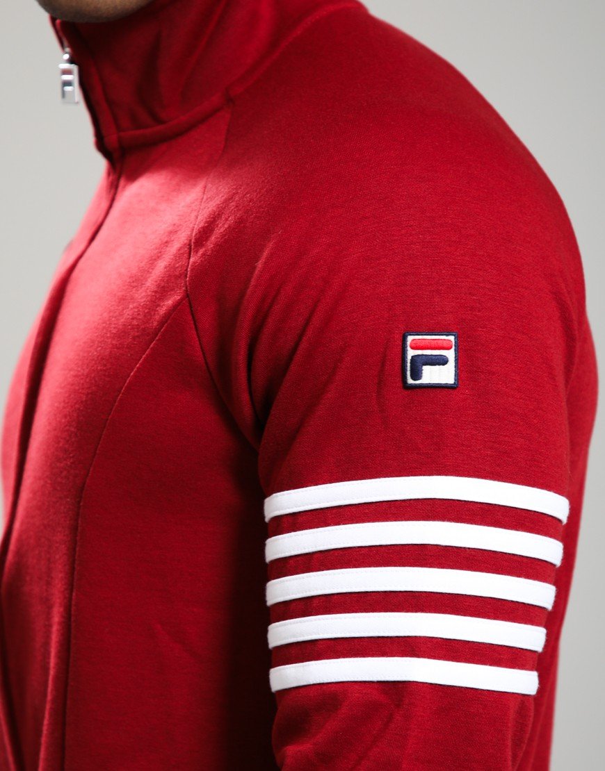 FILA Vintage Patrice Track Top Sundried Tomato/White