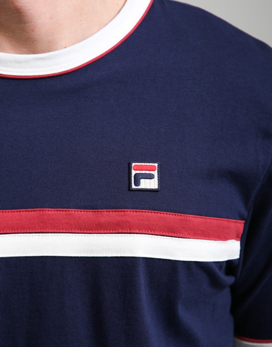 Fila Vintage Rosario T-Shirt Fila Navy/Gardenia/Garnet