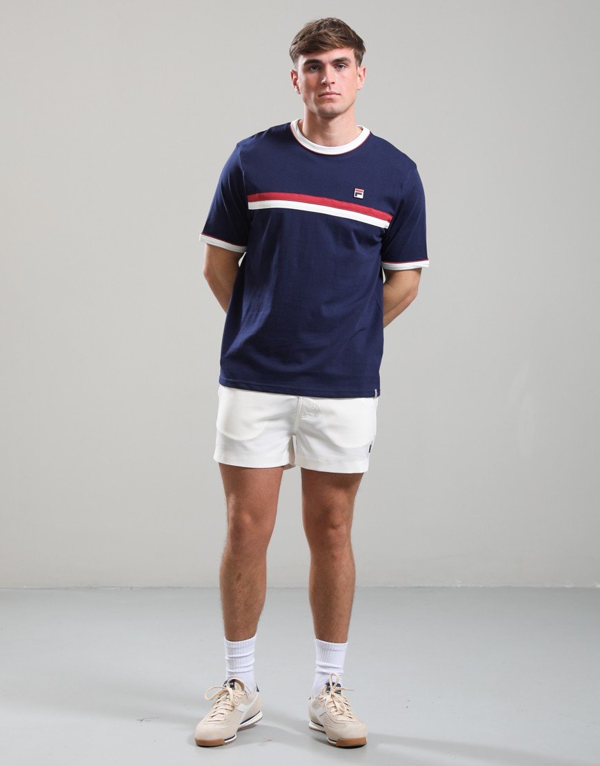 Fila Vintage Rosario T-Shirt Fila Navy/Gardenia/Garnet