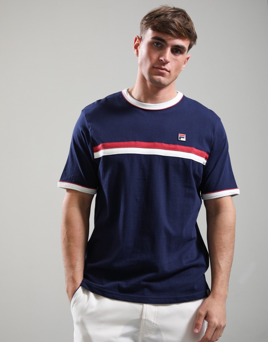 Fila Vintage Rosario T-Shirt Fila Navy/Gardenia/Garnet