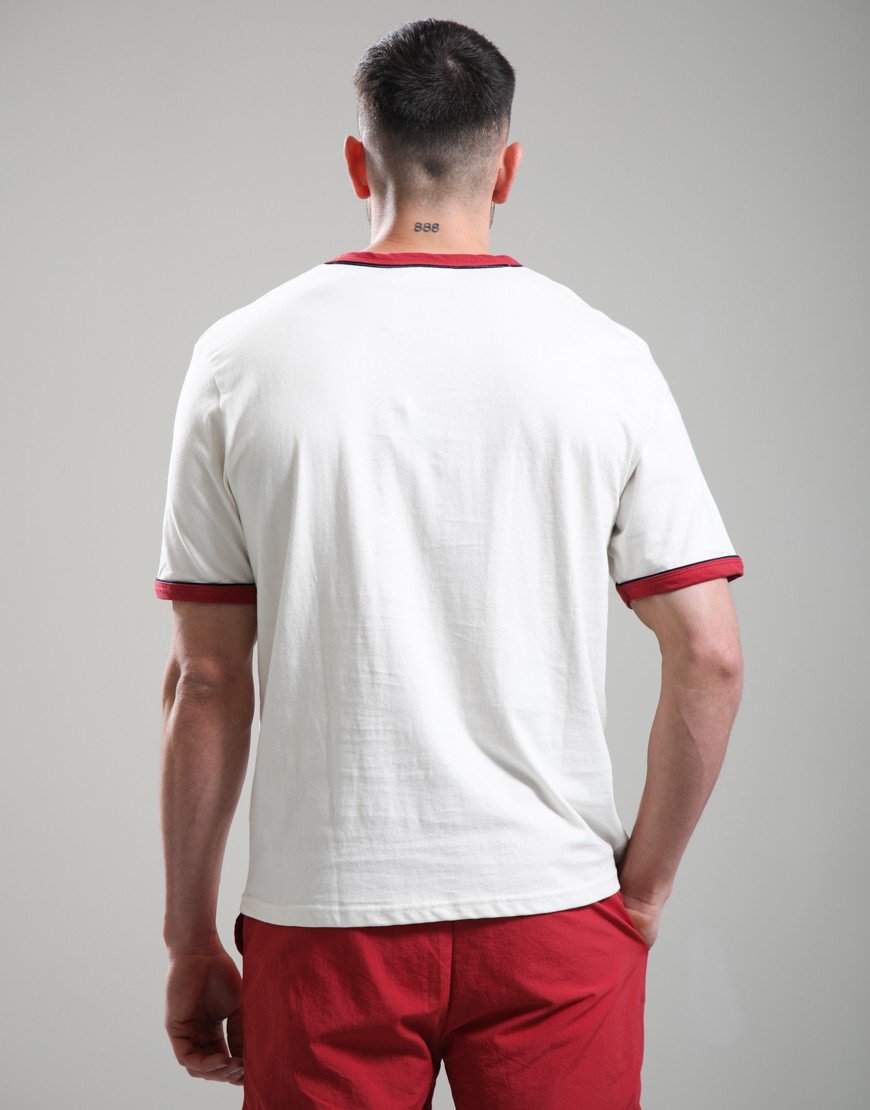 FILA Vintage Rosario T-Shirt Gardenia/Garnet/Fila Navy