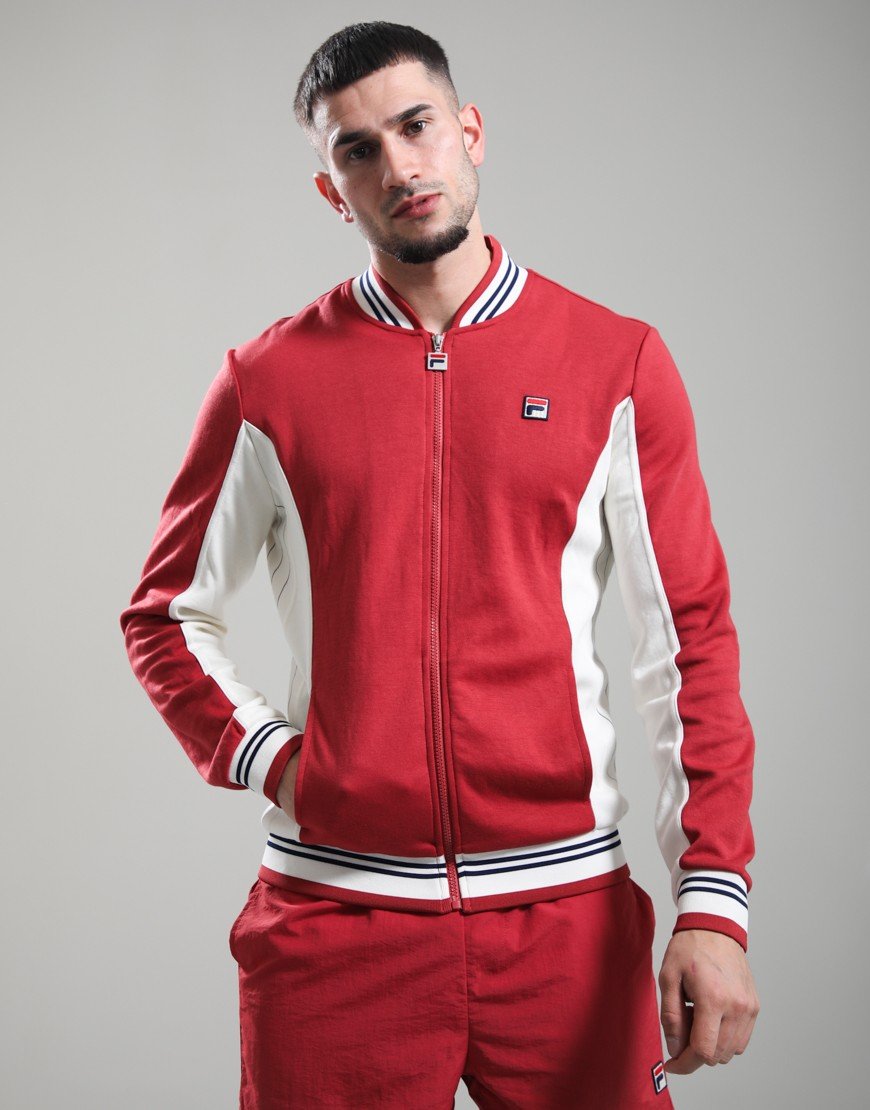 FILA Vintage Settanta Track Jacket Garnet/Gardenia/Fila Navy