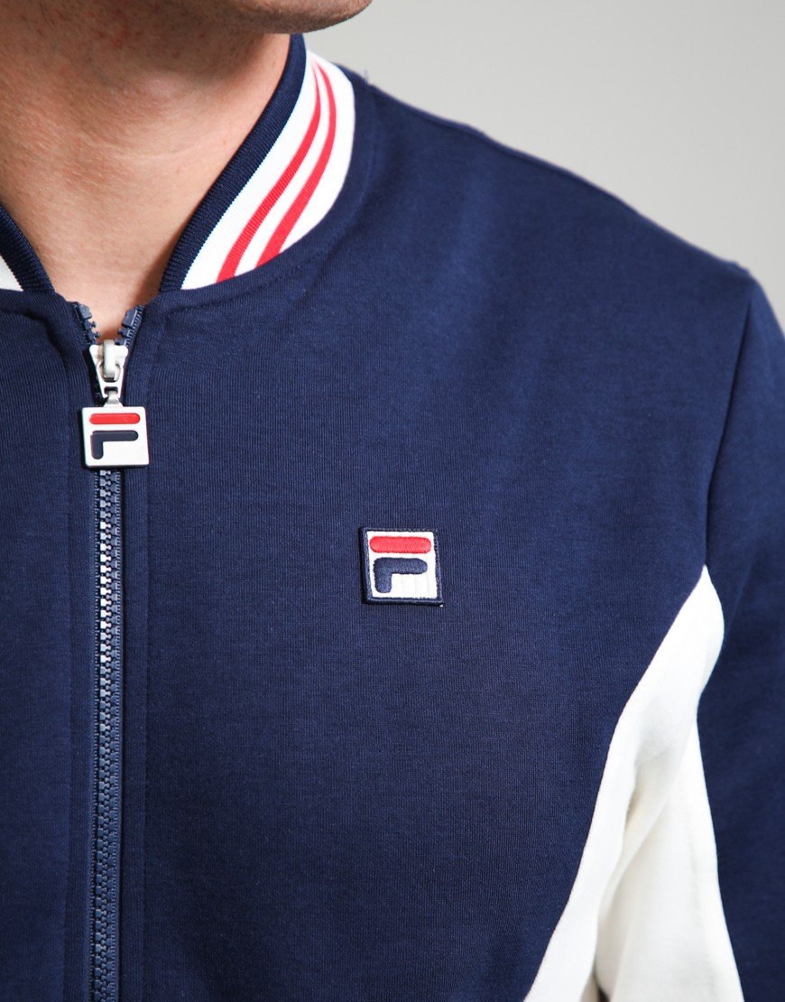 Fila Vintage Settanta Track Top Navy/Gardenia/Red