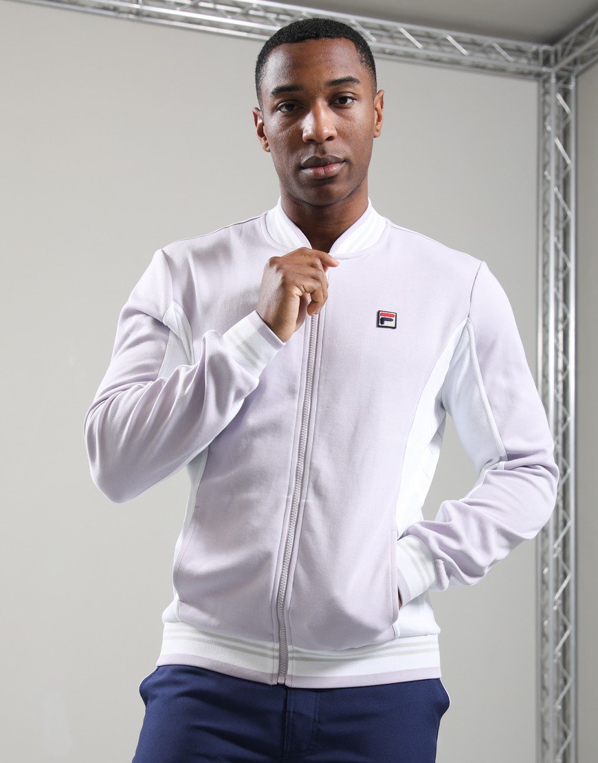 FILA Vintage Settanta Track Jacket Misty Lilac/Dawn Blue/White