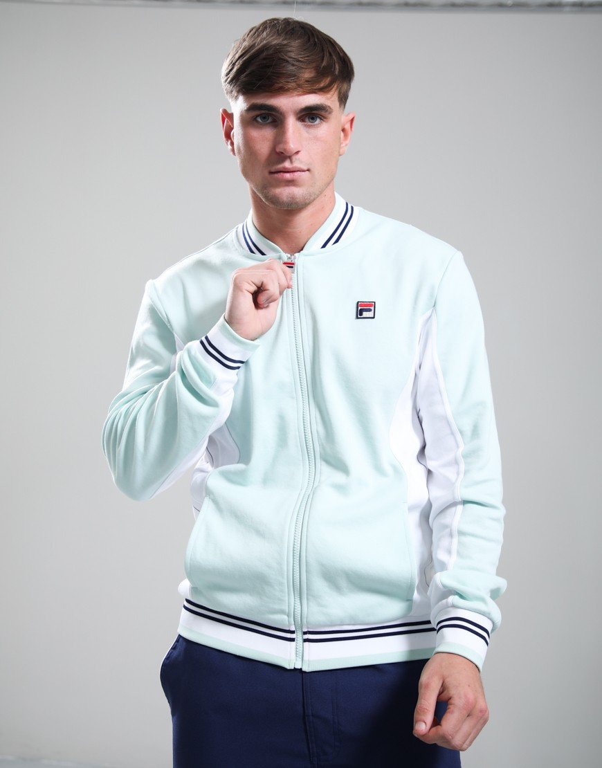 FILA Vintage Settanta Track Jacket Surf Spray/White/Fila Navy