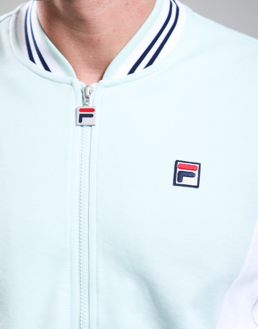 FILA Vintage Settanta Track Jacket Surf Spray/White/Fila Navy