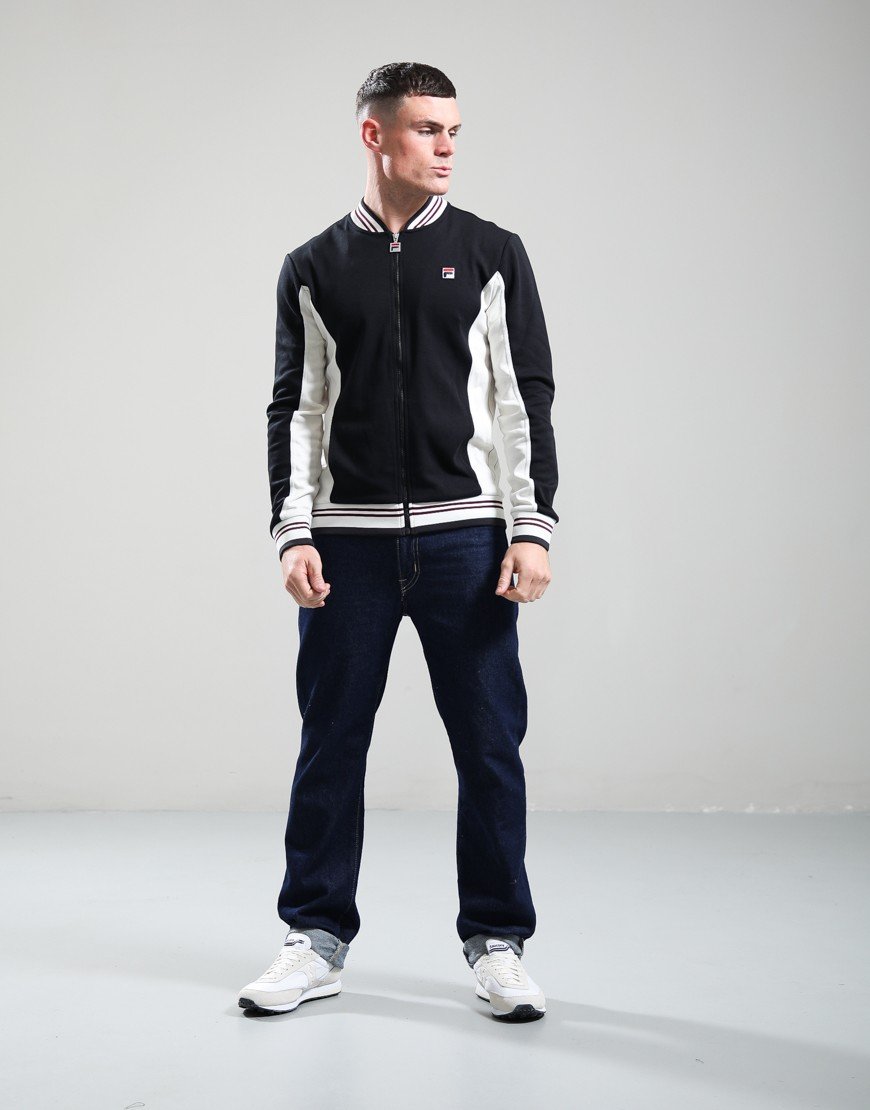 FILA Vintage Settanta Track Top Black/Gardenia/Fig/Charcoal