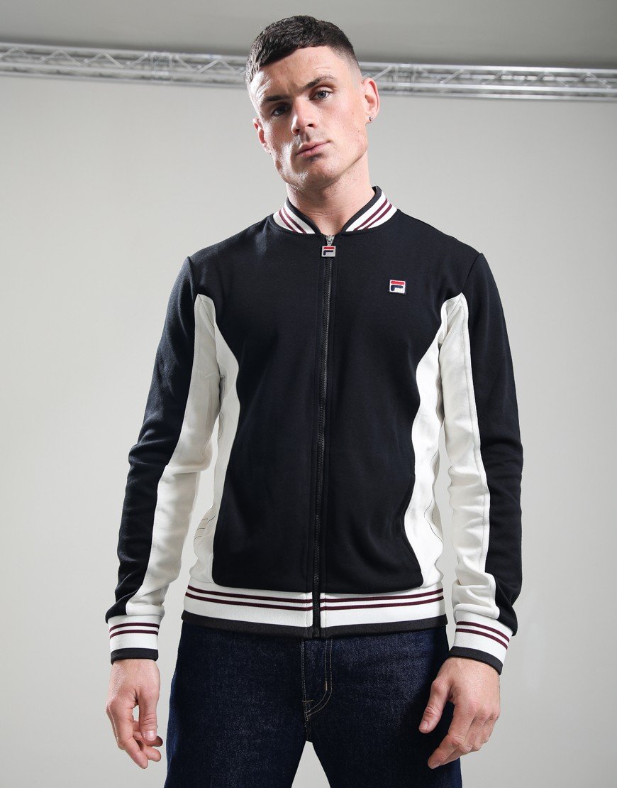 FILA Vintage Settanta Track Top Black/Gardenia/Fig/Charcoal
