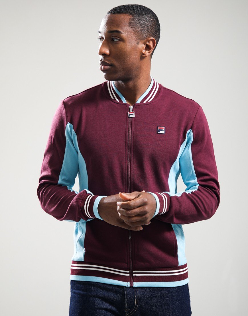 FILA Vintage Settanta Track Top Fig/Milky Blue/Gardenia