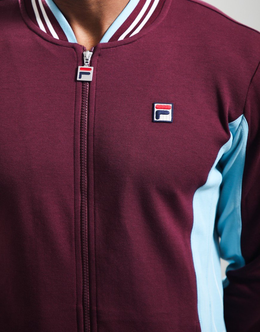 FILA Vintage Settanta Track Top Fig/Milky Blue/Gardenia