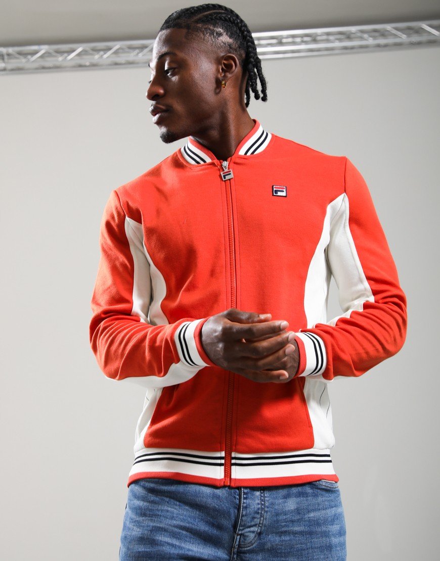 FILA Vintage Settanta Track Top Burnt Ochre/Gardenia/Black