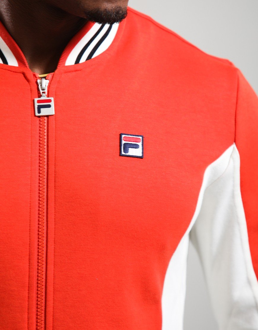 FILA Vintage Settanta Track Top Burnt Ochre/Gardenia/Black