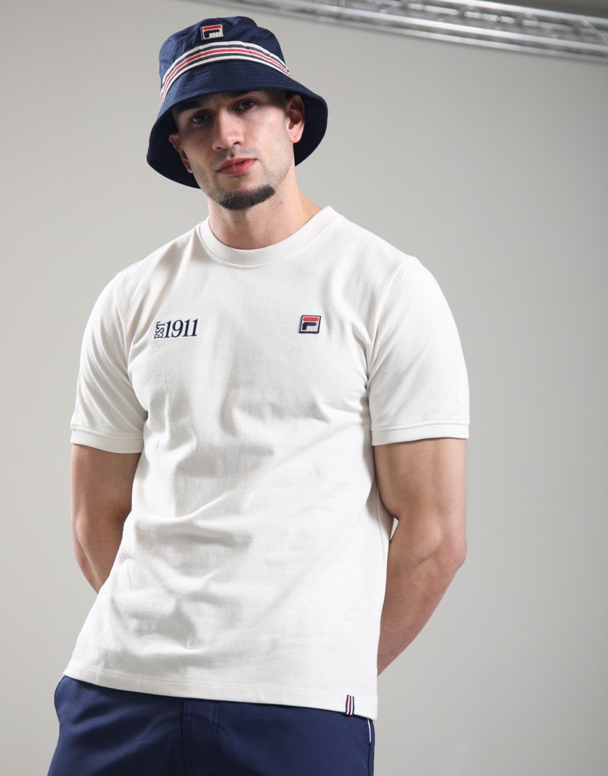 FILA Vintage Silvio T-Shirt Gardenia