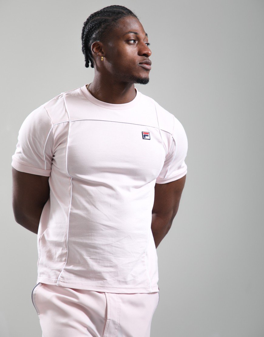 Fila Vintage Terri T-Shirt Pale Lilac/White