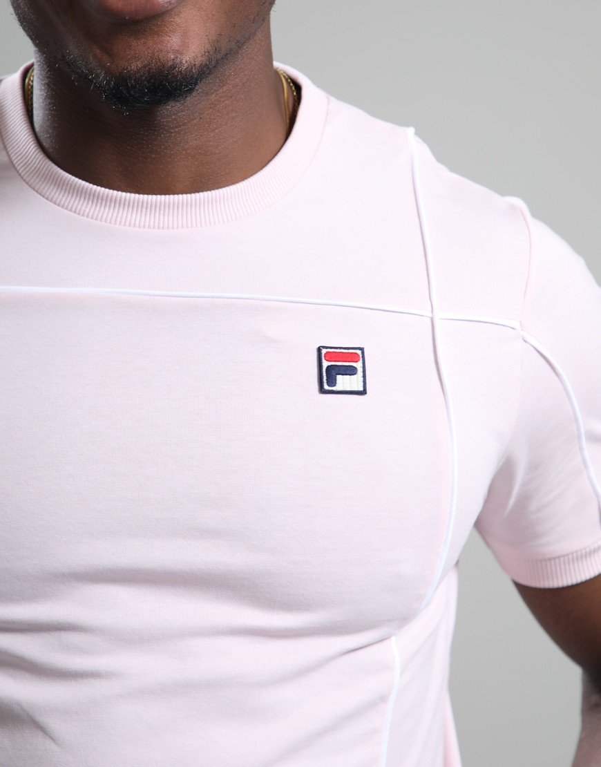 Fila Vintage Terri T-Shirt Pale Lilac/White