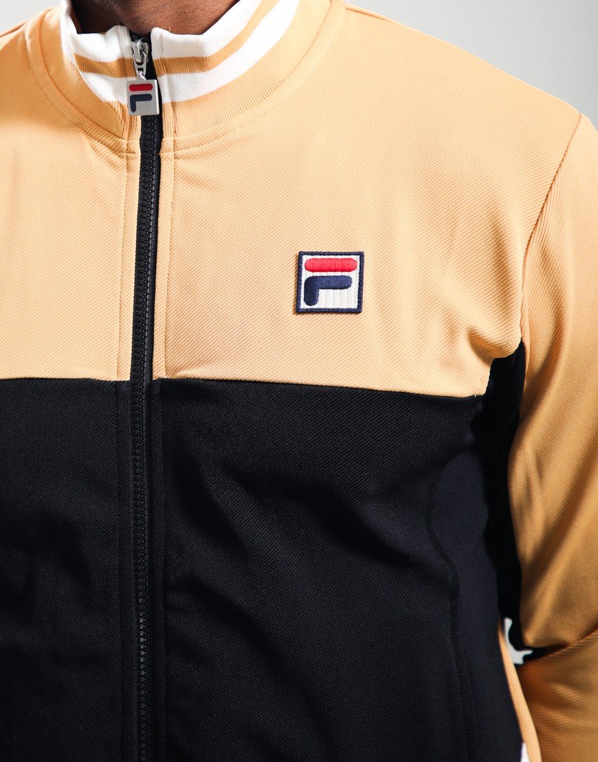 FILA Vintage Tiebreaker Track Top Oak Bluff/Black/Gardenia