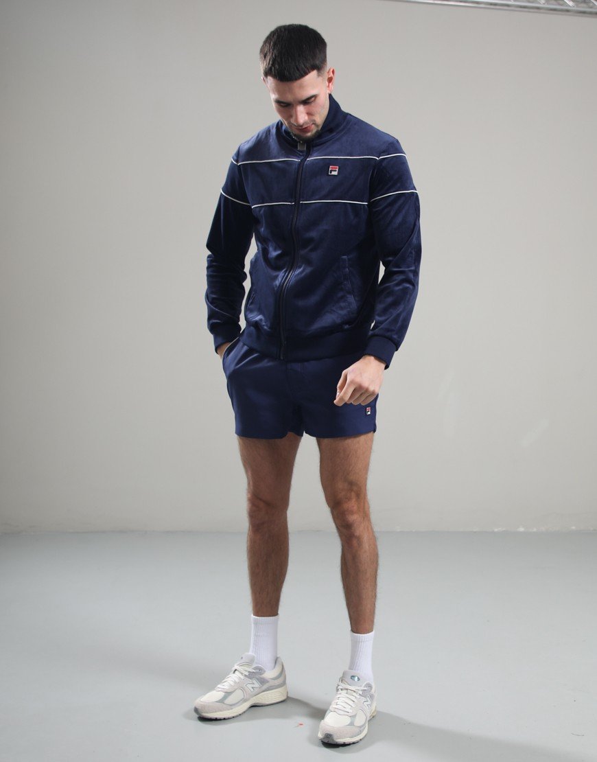 FILA Vintage Vittorio Track Top Fila Navy/Gardenia