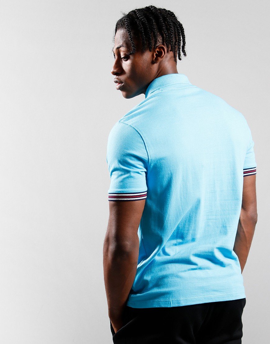 Fila Vintage Omari Polo Shirt Aquarius