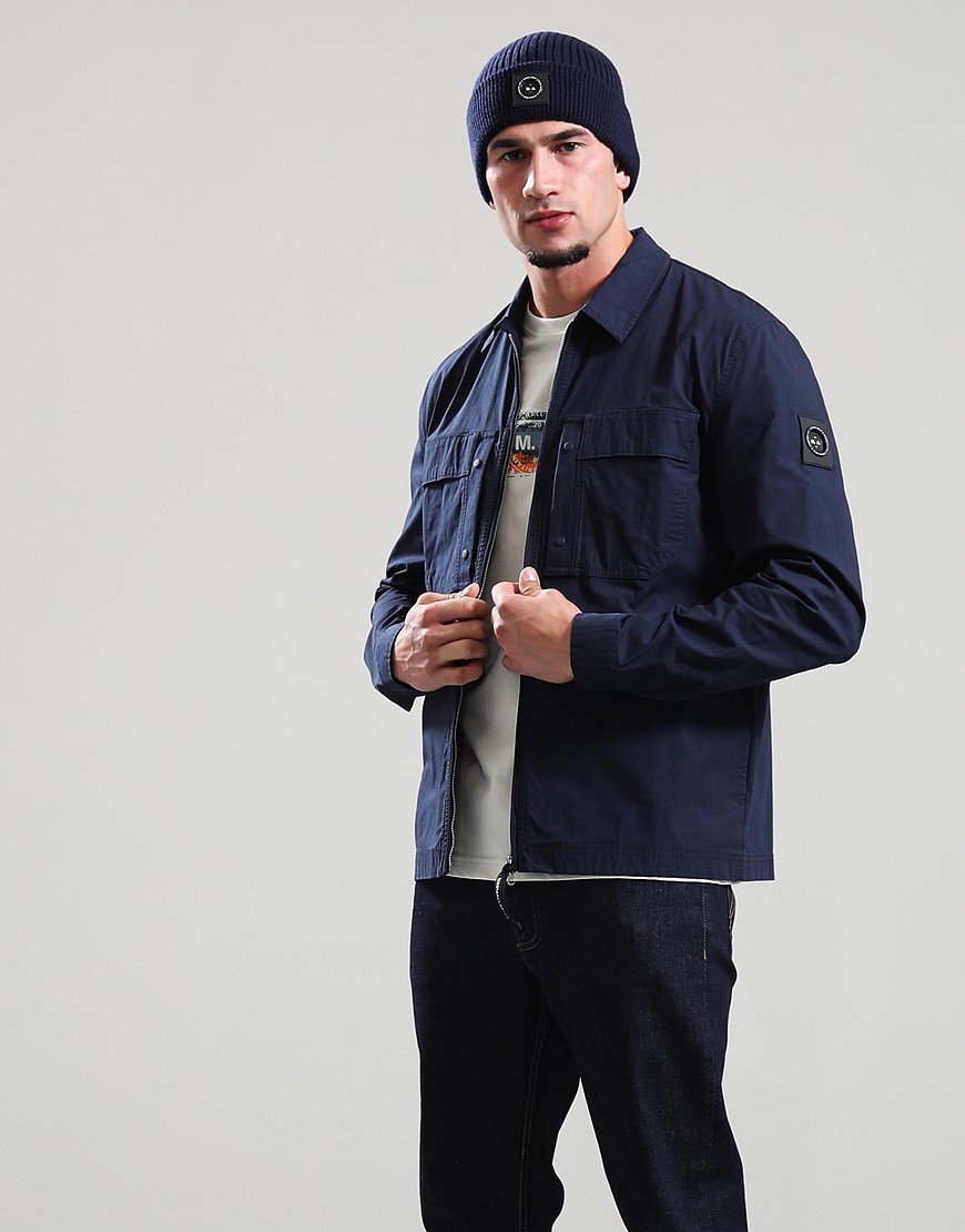Marshall Artist Siren Cable Knit Beanie Navy