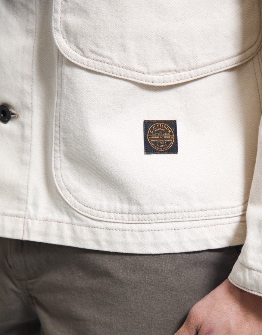 Filson 11oz Denim Outfitter Jacket Natural Seed