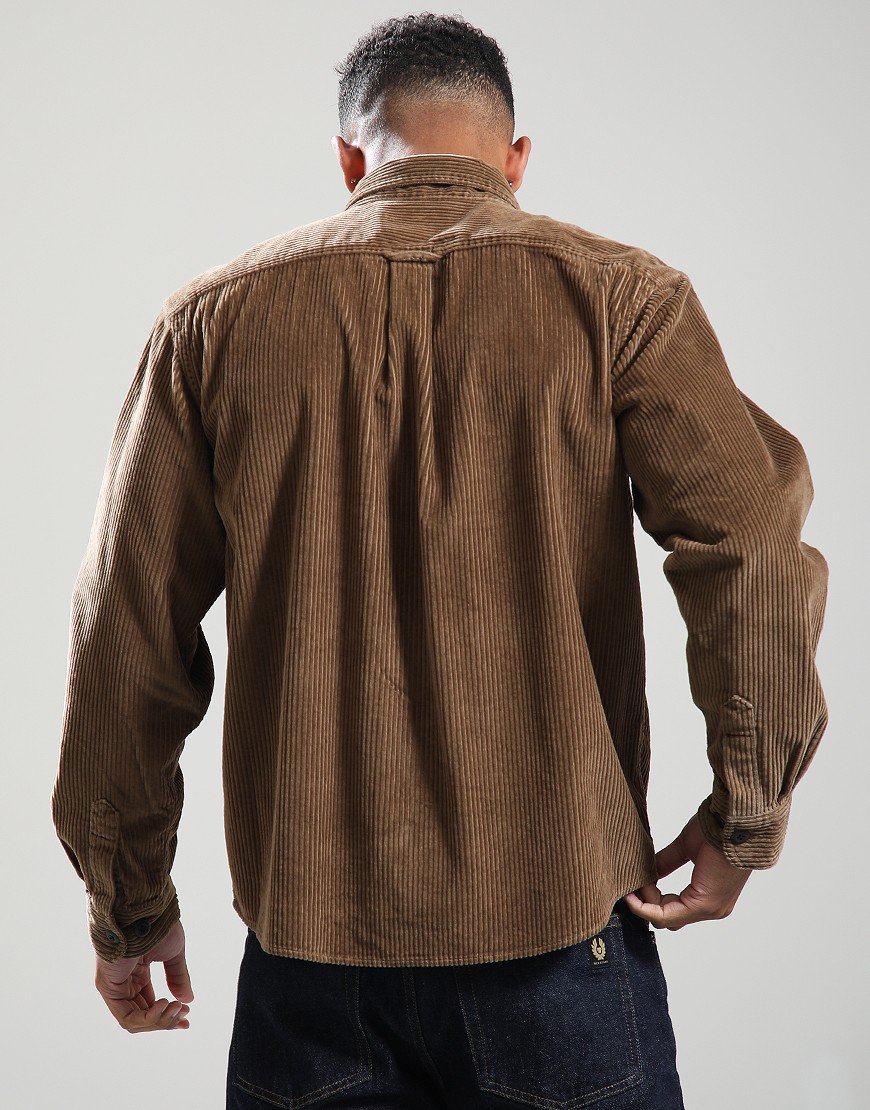 Filson 6-Wale Corduroy Overshirt Brown