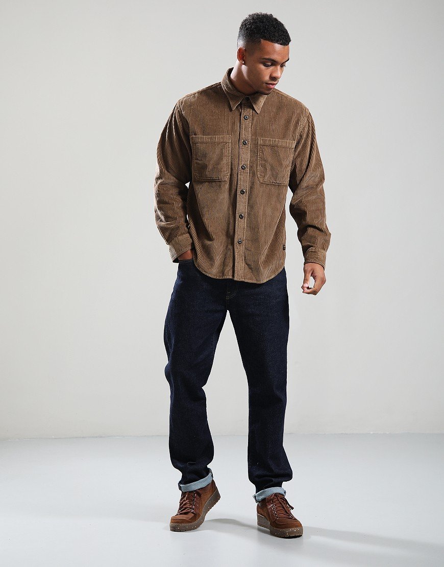 Filson 6-Wale Corduroy Overshirt Brown