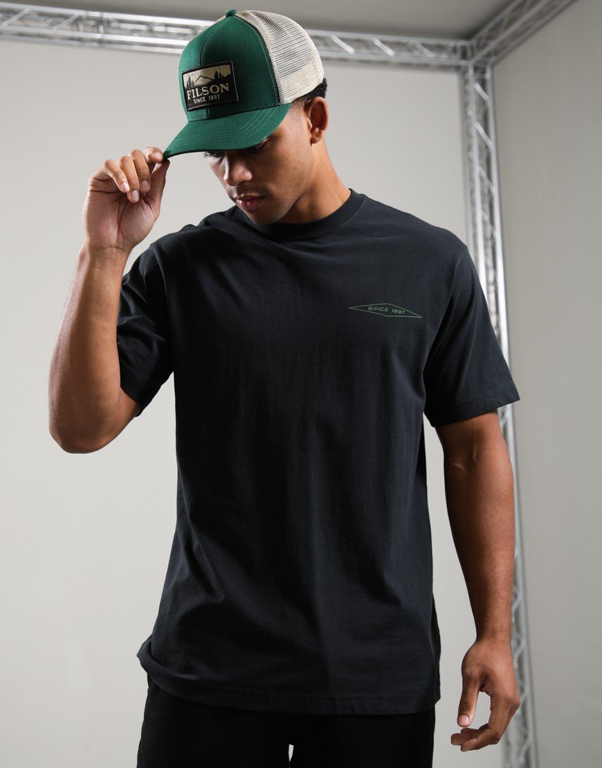 Filson Diamond Graphic T-Shirt Black