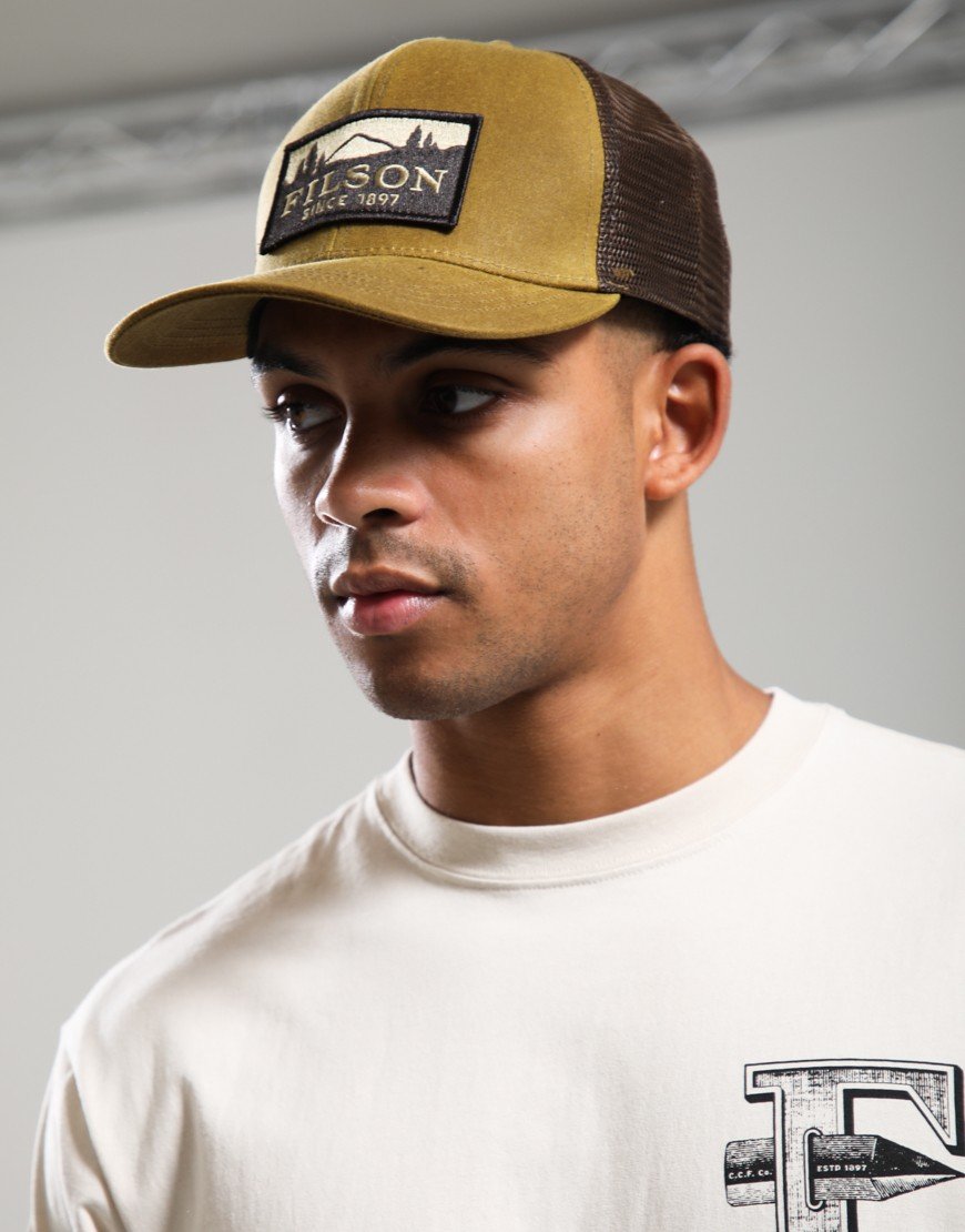 Filson Logger Mesh Cap Dark Tan