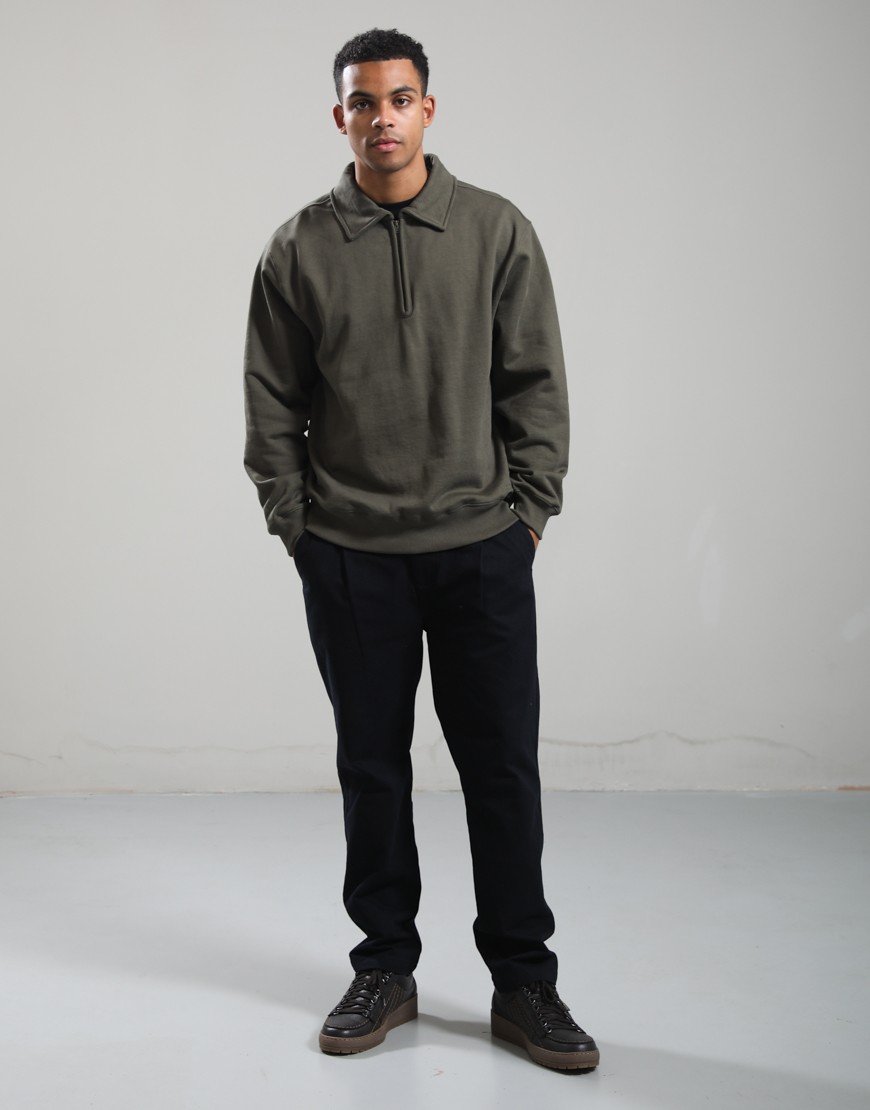 Filson Outrider Quarter Zip Fleece Otter Green