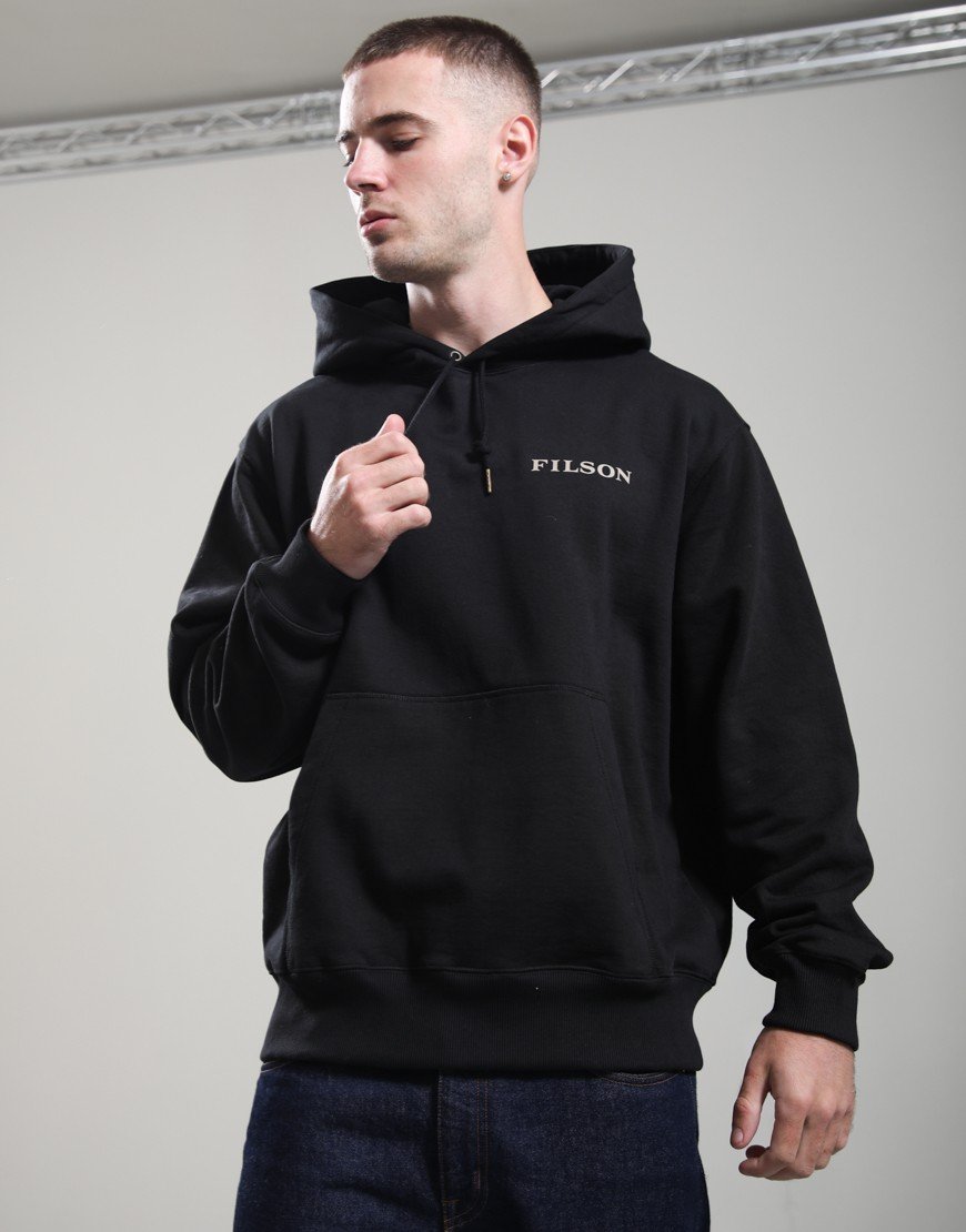 Filson Outrider Scenic Hoodie Black