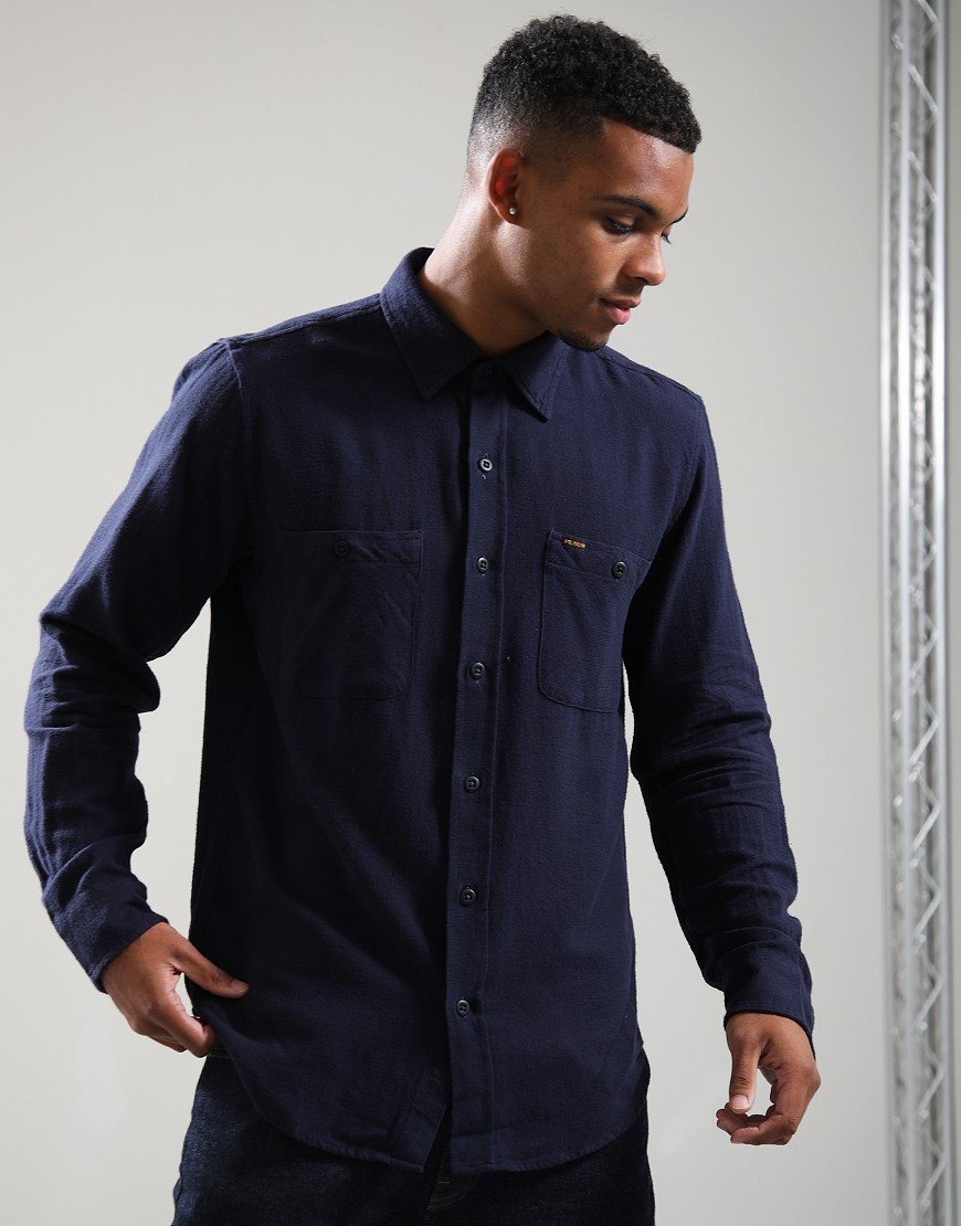 Filson Rangeland Flannel Long Sleeve Shirt Night Sky