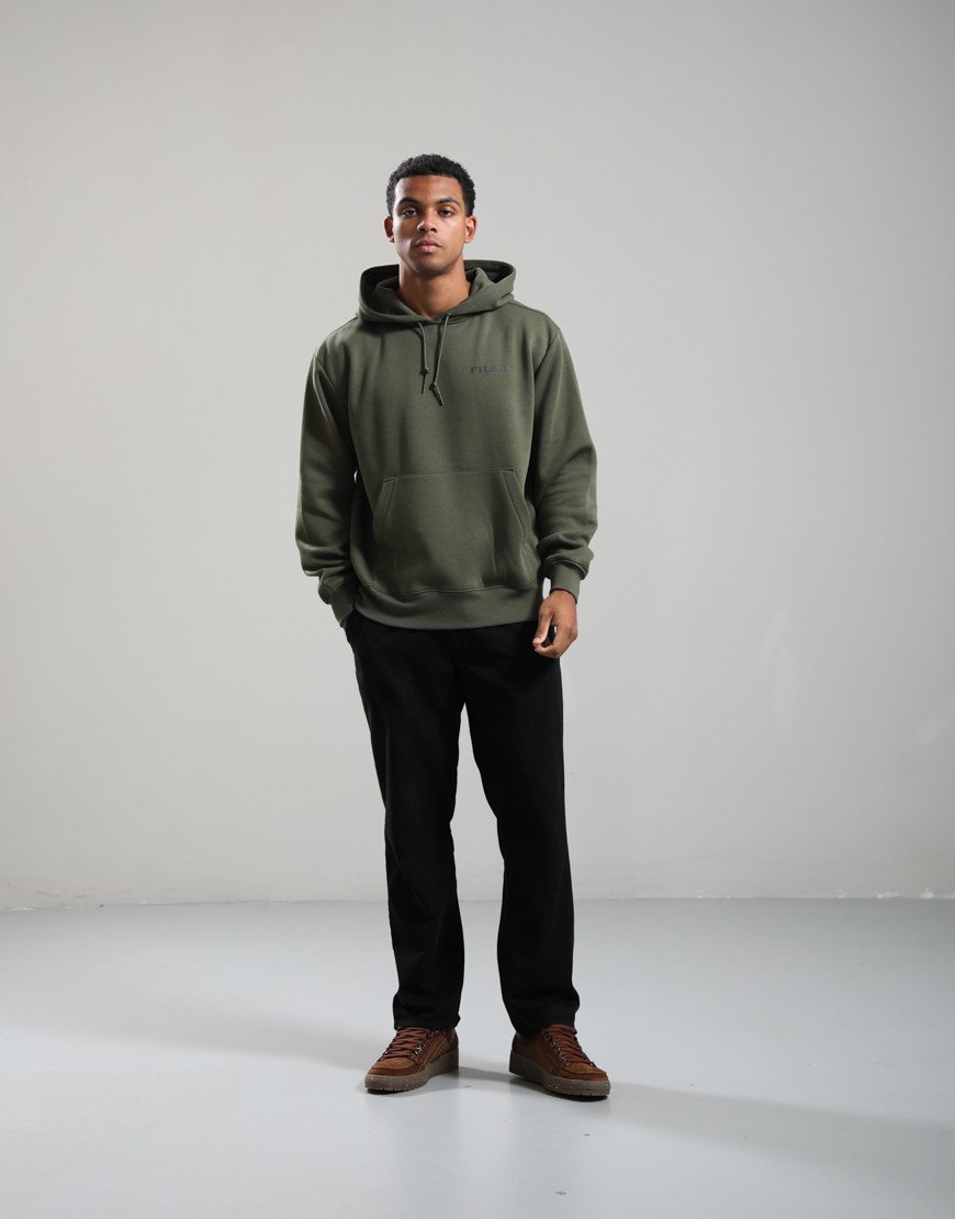 Filson Scenic Graphic Northwest Hoodie Surplus Green