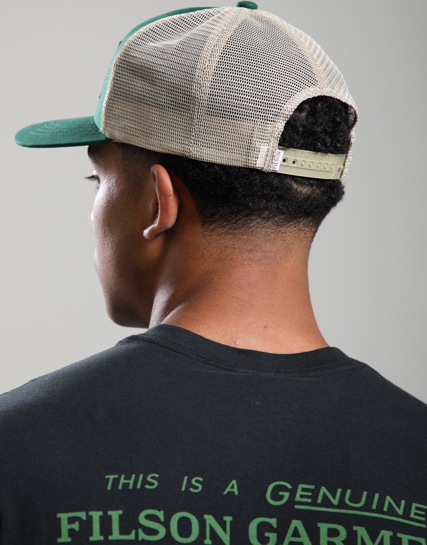 Filson Logger Mesh Cap Pine/Brown