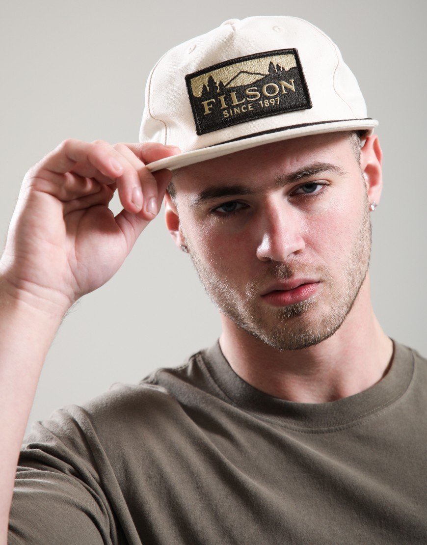 Filson Scenic Trucker Cap Natural Seed