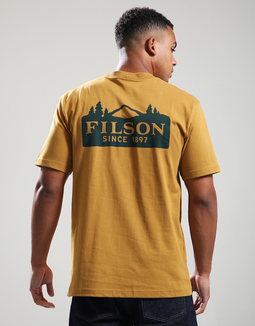 Filson Frontier Logo T-Shirt Golden Tan