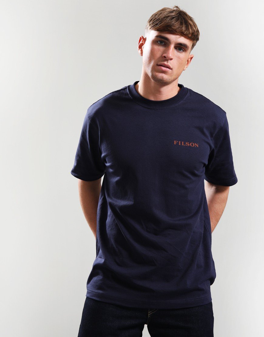 Filson Frontier Logo T-Shirt Night Sky/Scenic Mark