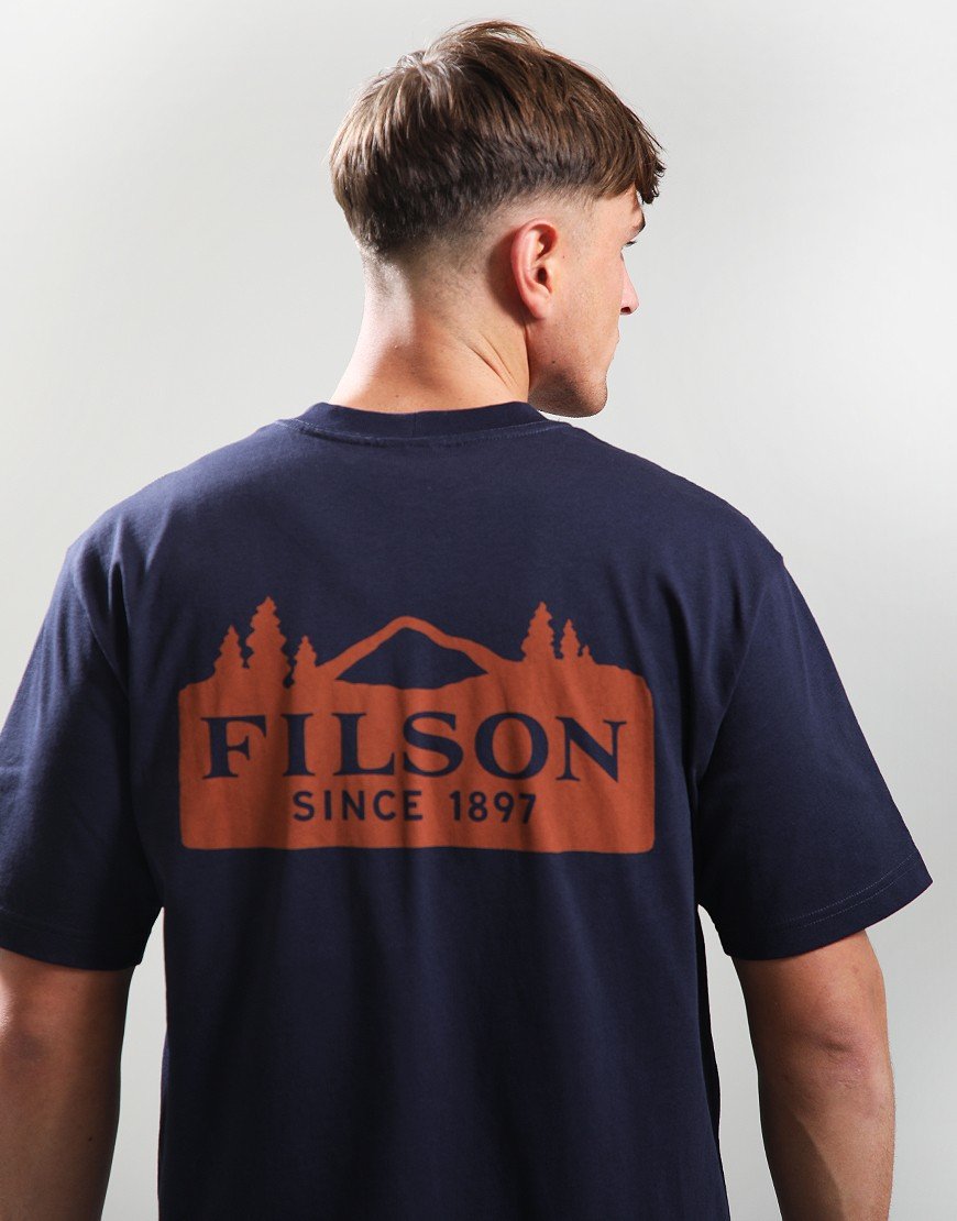 Filson Frontier Logo T-Shirt Night Sky/Scenic Mark