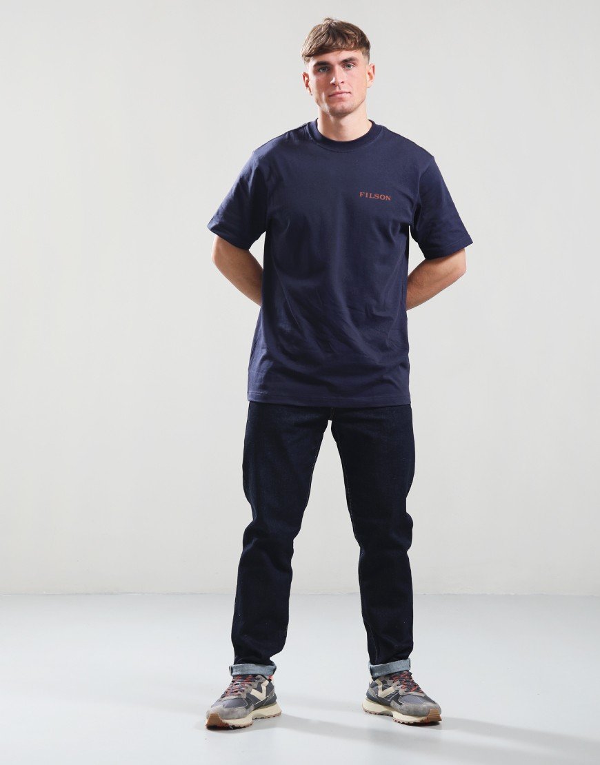 Filson Frontier Logo T-Shirt Night Sky/Scenic Mark