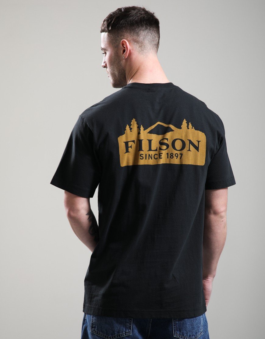 Filson Scenic Graphic T-Shirt Black