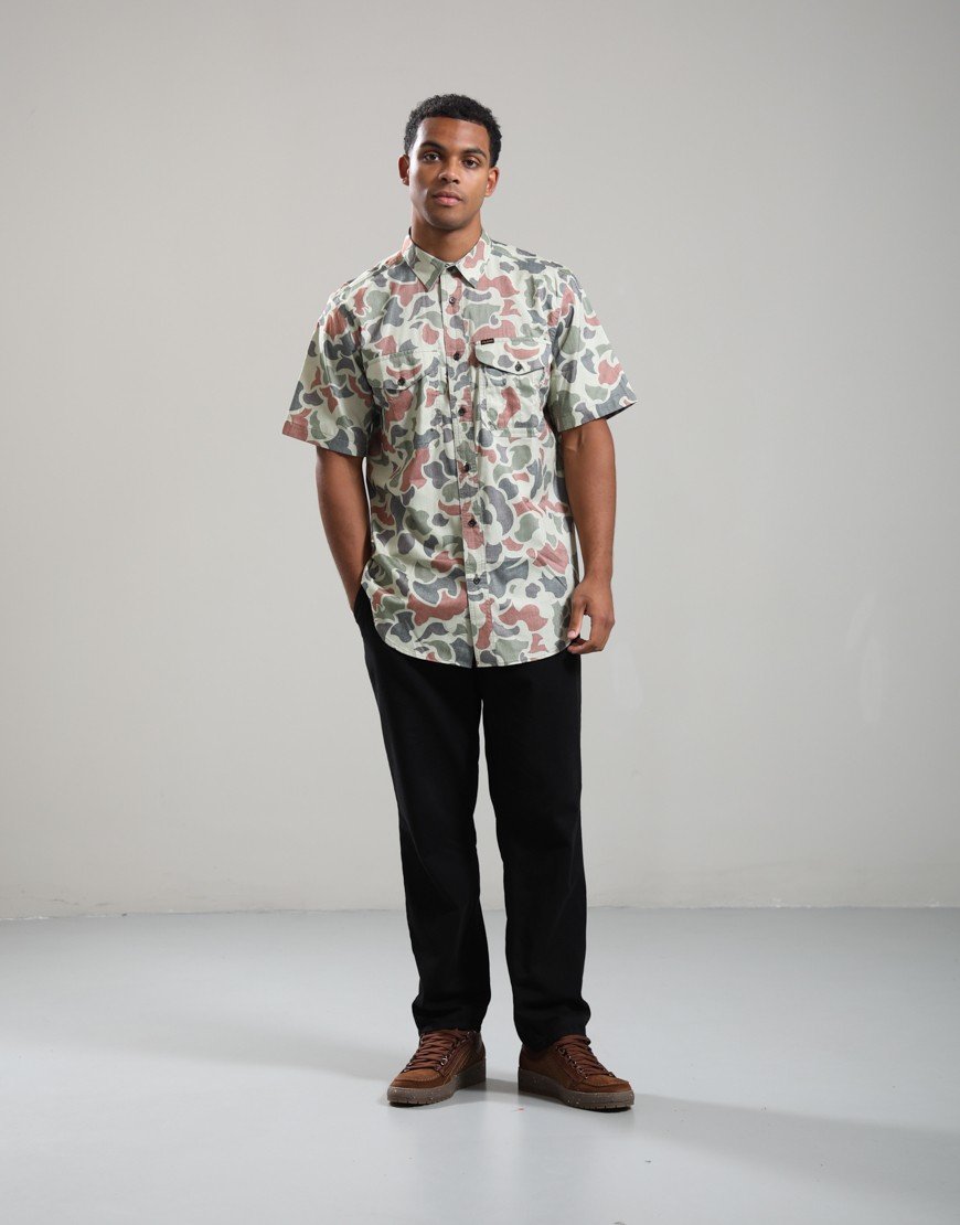 Filson Twin Lakes Short Sleeve Sport Shirt Shrub Camo