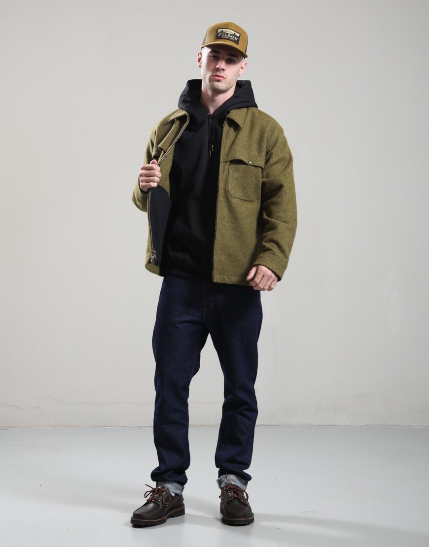 Filson Forester Wool Cruiser Jacket Field Green