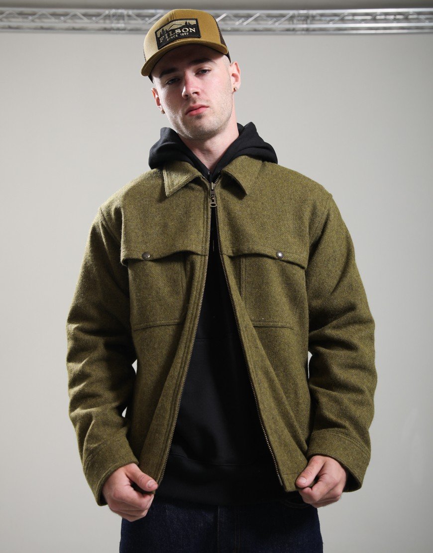 Filson Forester Wool Cruiser Jacket Field Green