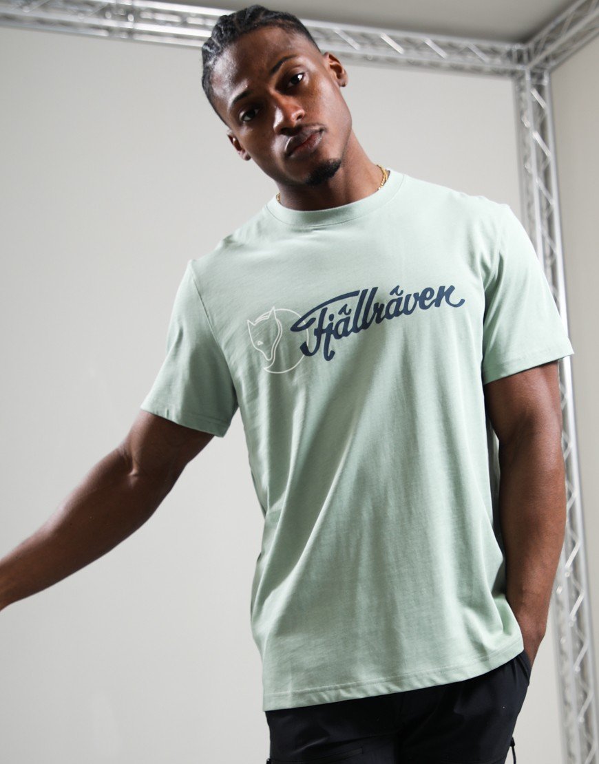 Fjällräven Archive Logo T-Shirt Misty Green