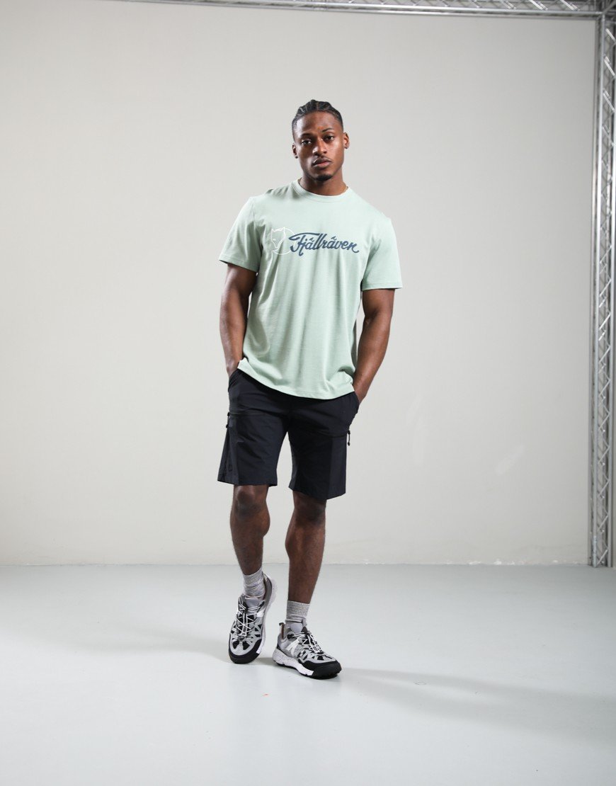 Fjällräven Archive Logo T-Shirt Misty Green