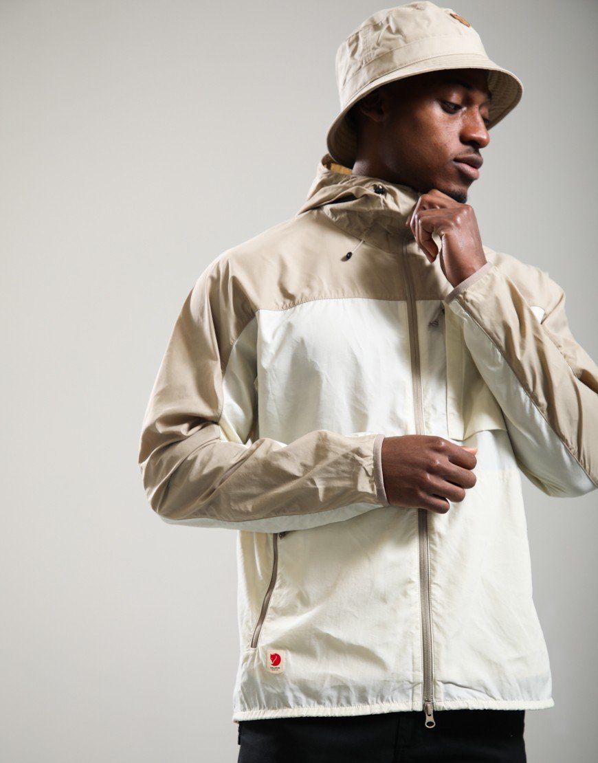 Fjällräven High Coast Wind Jacket Chalk White-Fossil