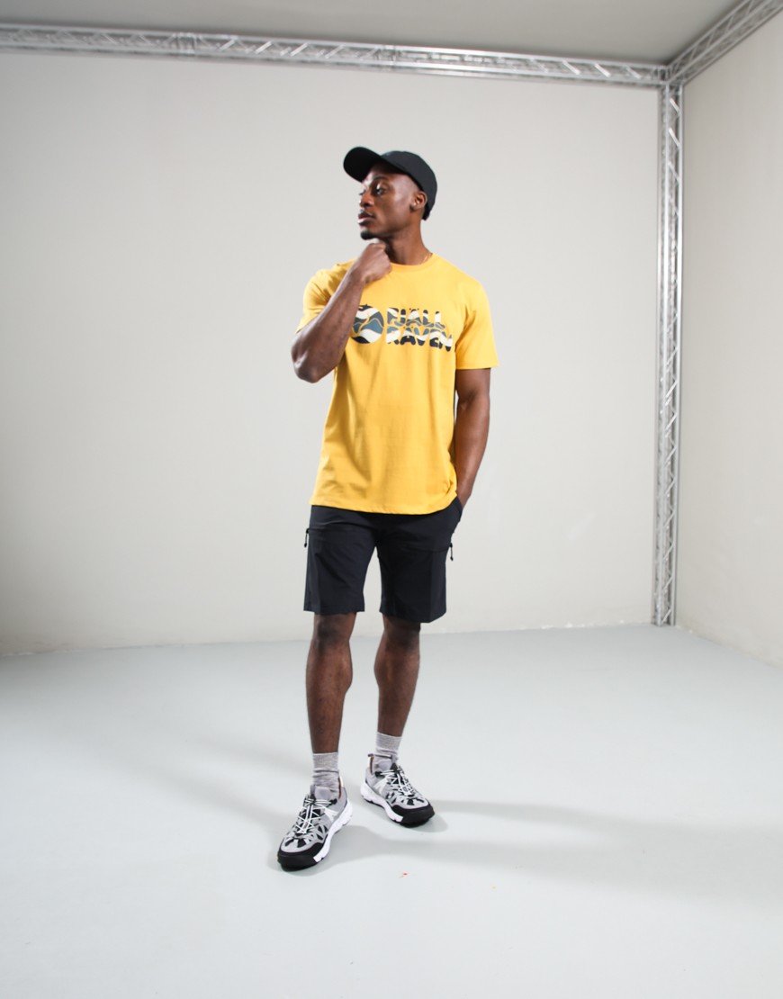 Fjällräven Multicolor Logo T-shirt Ochre