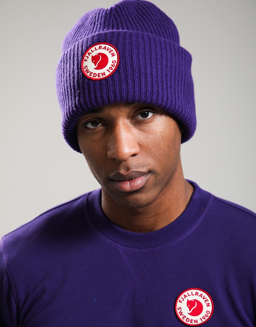 Fjällräven 1960 Logo Hat Dark Violet