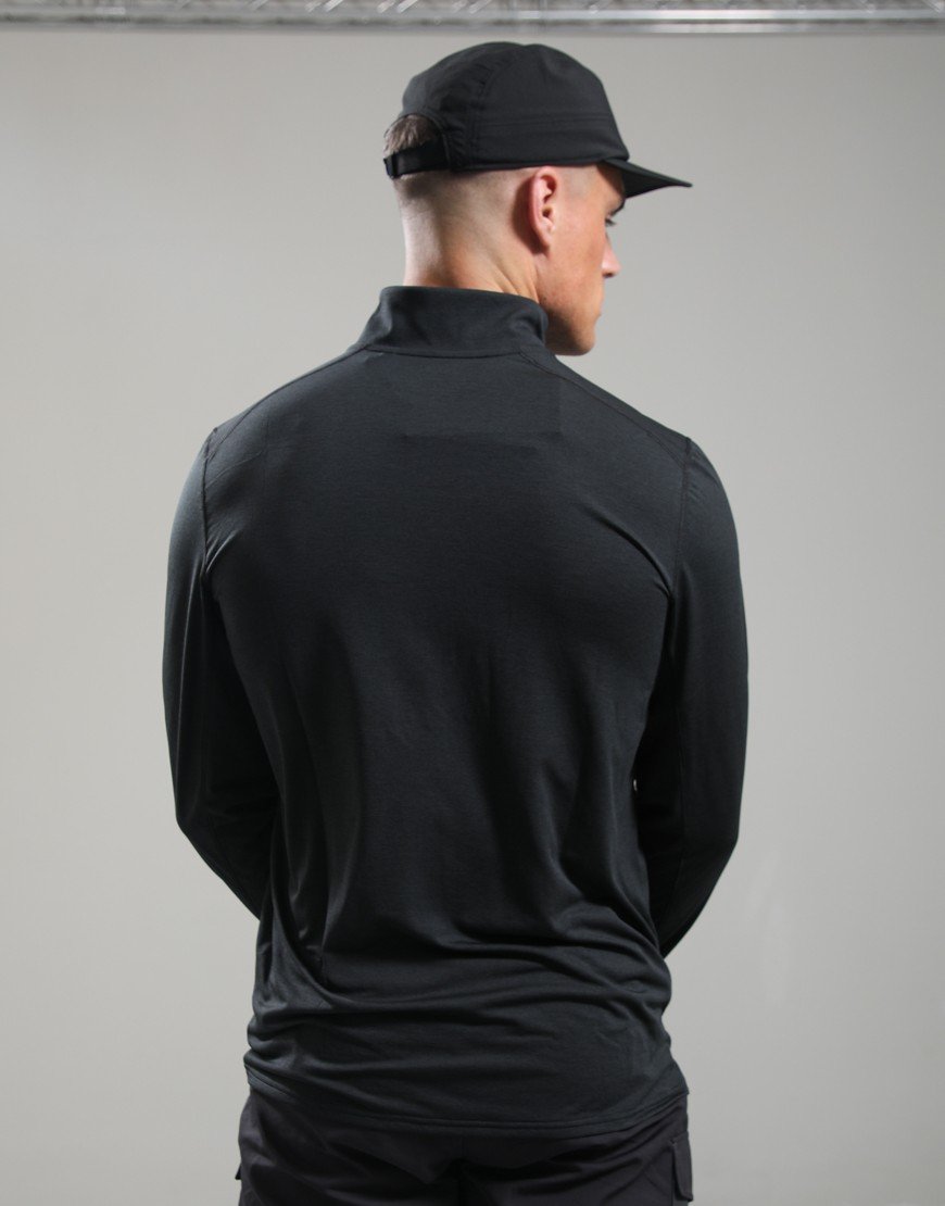 Fjällräven Abisko Day Hike Half Zip Black