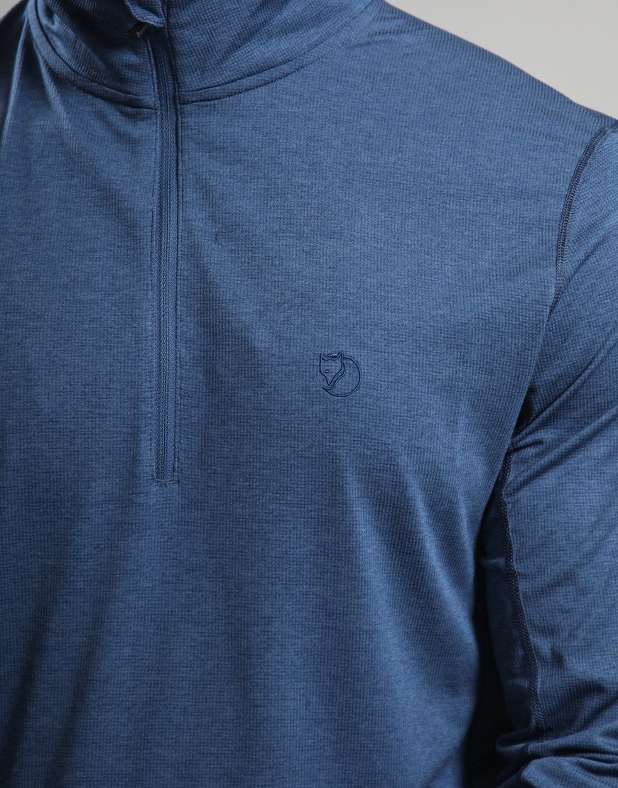 Fjällräven Abisko Day Hike Half Zip Indigo Blue